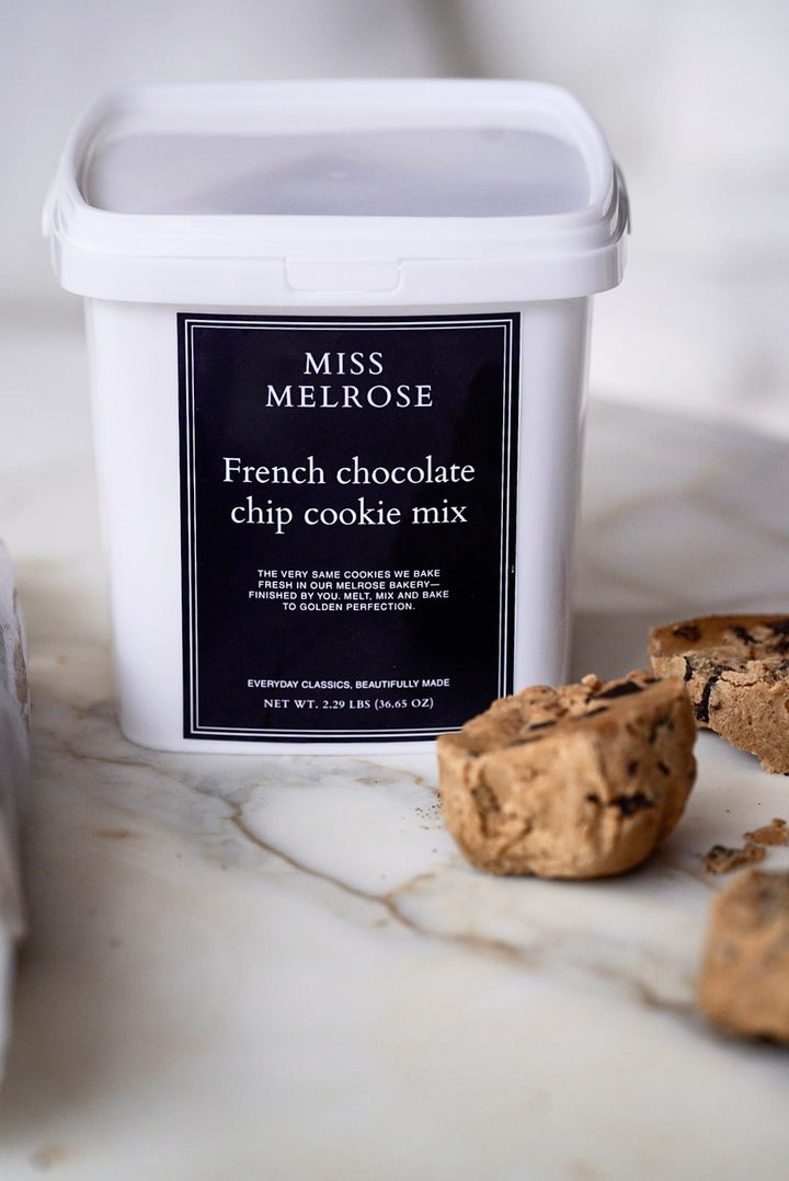French chocolate chip cookie mix